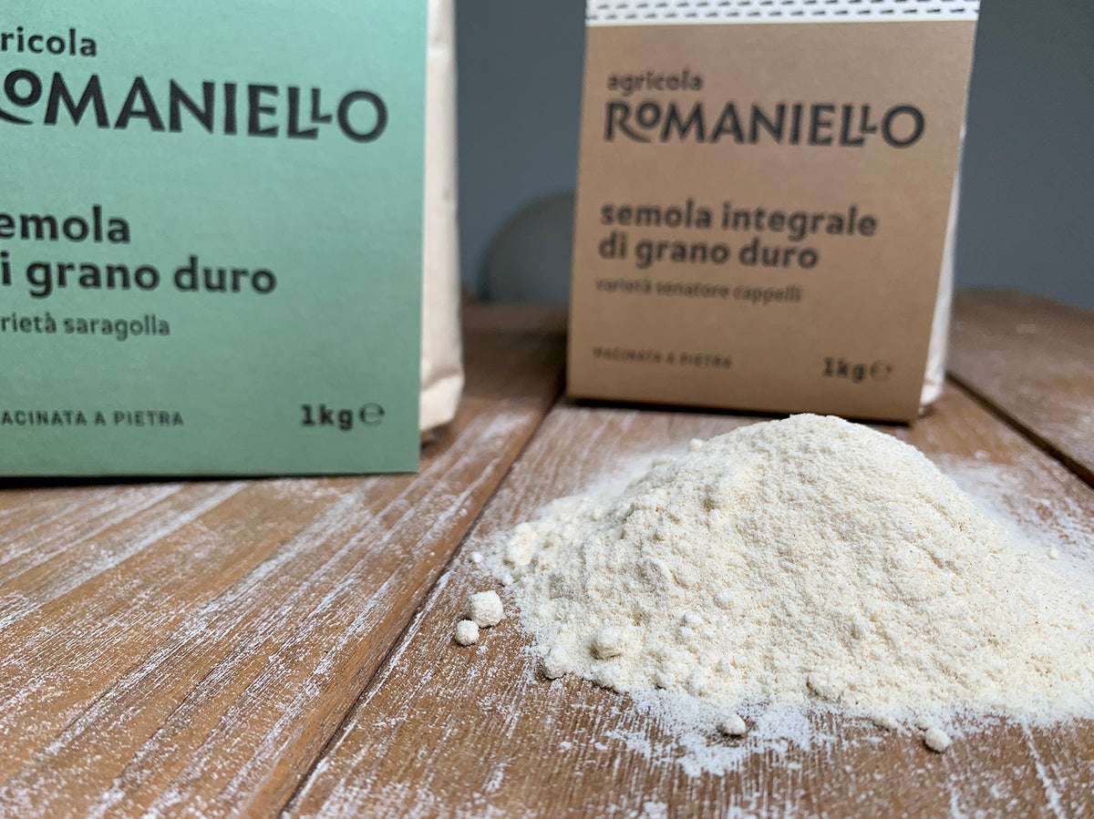 Semola di Grano Duro 1kg (ct 10 kg) - Adriamarket Farine